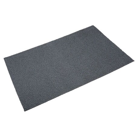 Spaghetti Mat Entrance Mat, PVC, 3/8" Thick, Gray, 3' W x 5' L DE MB35GY